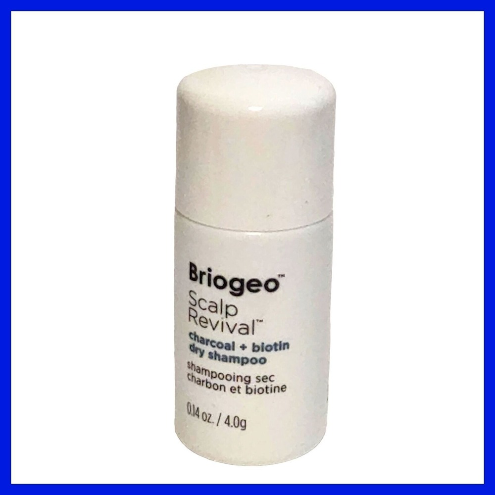 Briogeo Scalp Revival Charcoal + Biotin Dry Shampoo .14oz Travel Size New